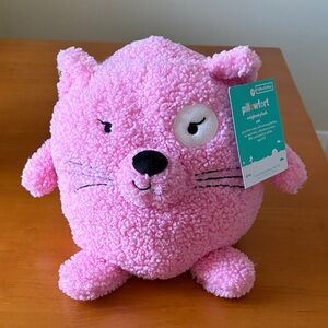 Pillowfort Pink Plush Weighted Small Pet Toy